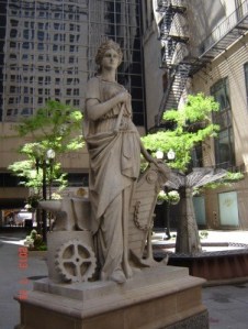 ChgoBdofTradeLaSallePlazaLadyTrade