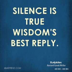 euripides-poet-silence-is-true-wisdoms-best
